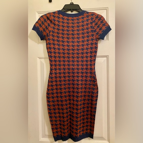 NYC Bound Sweater Mini Dress - Navy/Combo - Picture 4 of 6